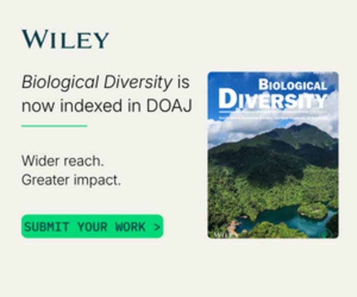 Wider reach, greater impact: Biological Diversity is now indexed in the Directory of Open Access Journals (DOAJ)