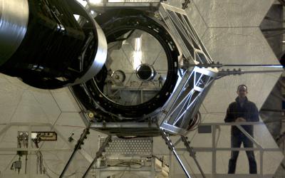Siana inside Keck Observatory
