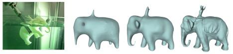 Quality of 3-D Reconstruction Significantly Improved Using Robotics and Water