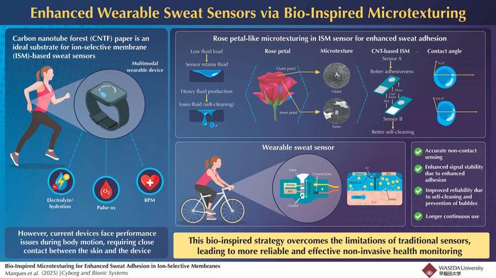 Proposed bio-inspired sweat sensors