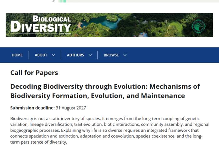 Special issue call for papers