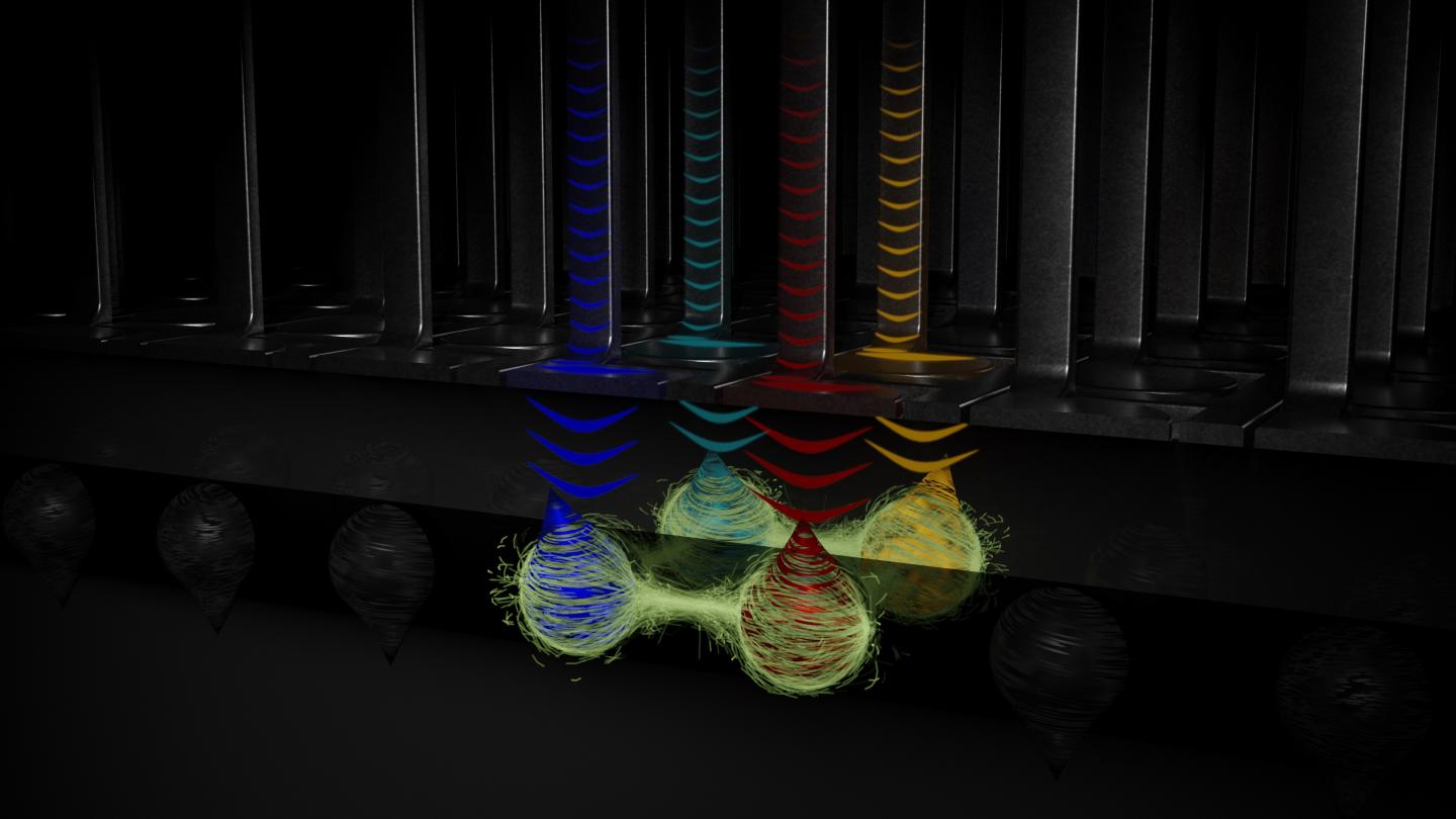Four-qubit quantum processor