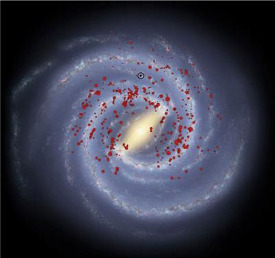 Distribution of Massive Stars