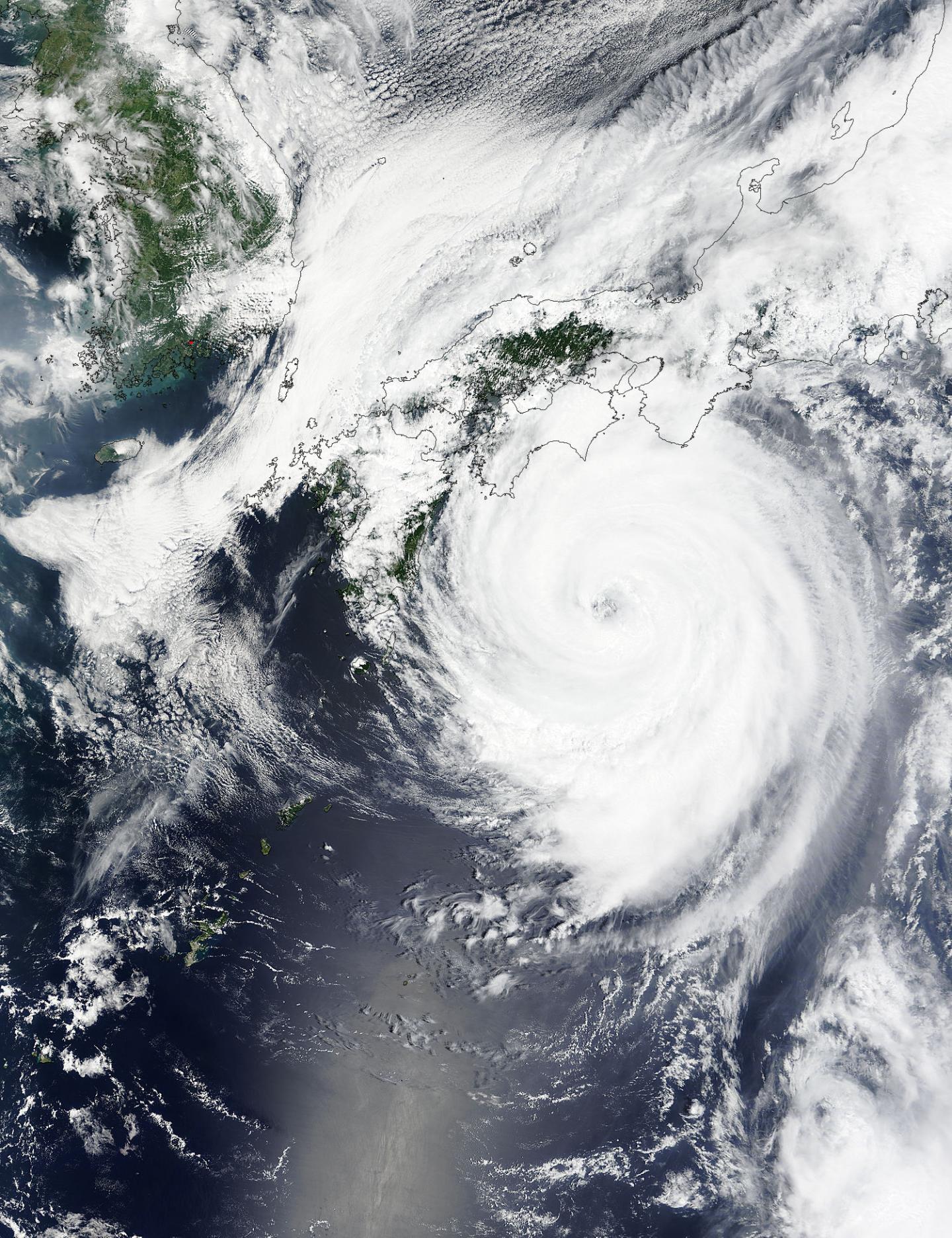 MODIS Image of Nangka
