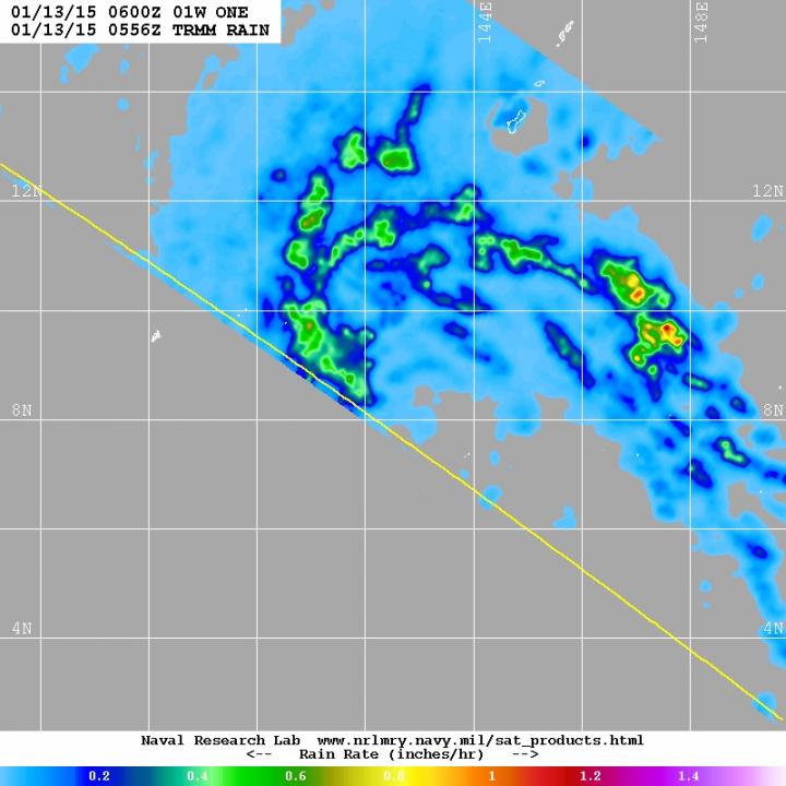 TRMM Image of 1W