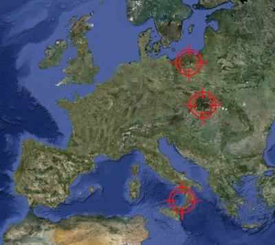 Italy, Slovakia and Poland