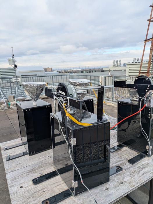 Rooftop equipment for Air Quality Research Station