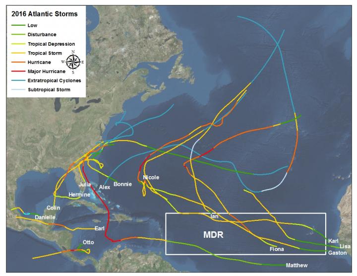 2016 Storm Tracks