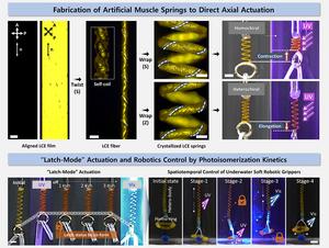 [Fig 2] Designing Structures and “Latch-Mode” Actuation of Artificial Muscles to Control Robotic Systems