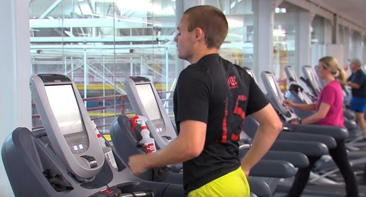 People Running on Treadmills