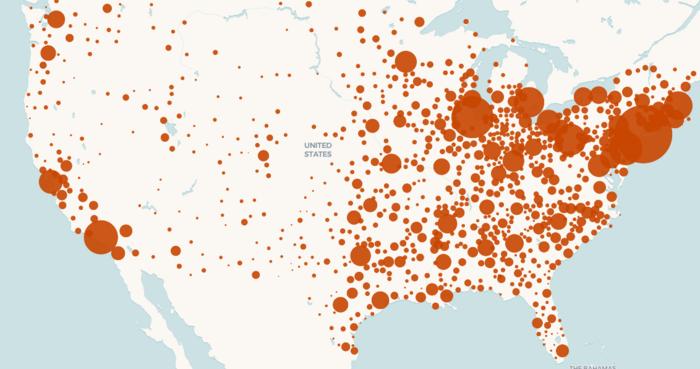 Jobs in U.S. cities in 1940