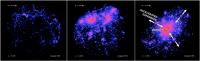 Simulation Showing Structures Growing Over Cosmic Time