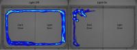 Heatmap of Time Spent in An Area during Phototaxis Trials for <em>Echinogammarus marinus</em>