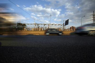 Cars on Highway