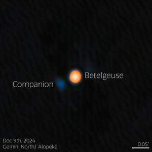 Betelgeuse and Its Stellar Companion (annotated)