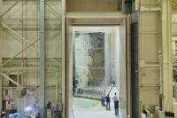 JWST Outside the Acoustics Chamber