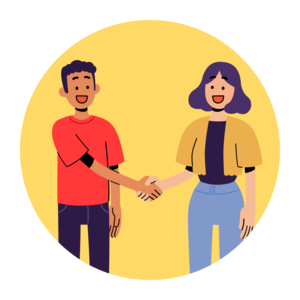 Handshakes have been replaced by 'elbows' during the corona pandemic.