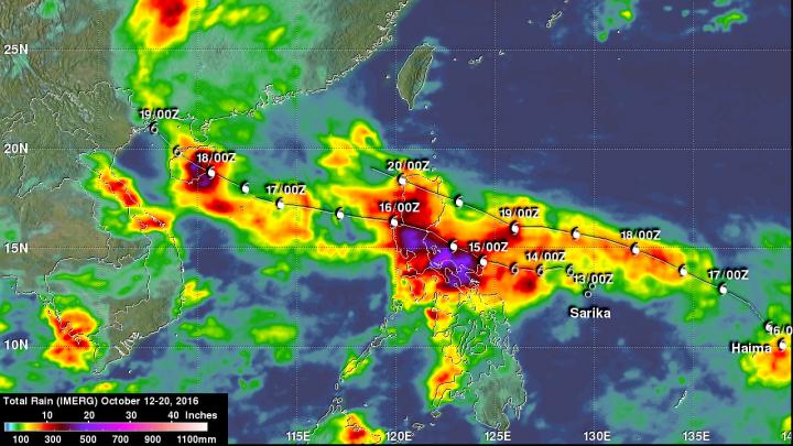 Estimated Rainfall Totals