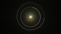 Artistic Rendition Overhead View of Kepler47