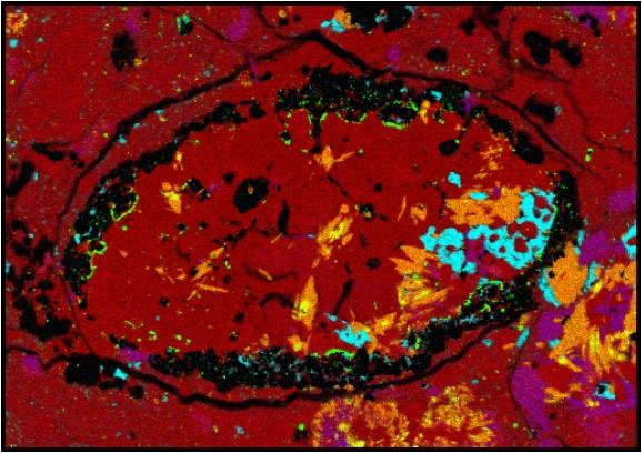 meteorite micrograph