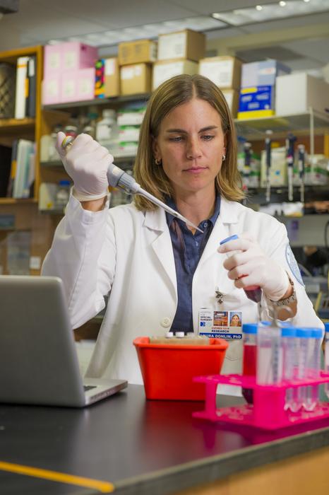 Laura Donlin, PhD, senior author and scientist at the HSS Research Institute