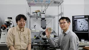 Professor Takayuki Hoshino and Ken Sasaki