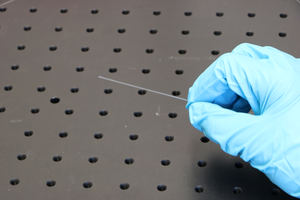 Sapphire optical fibre
