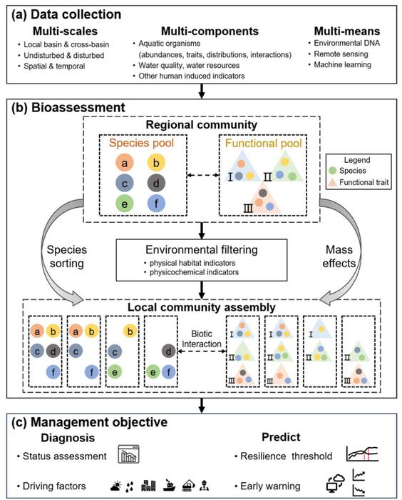 Aquatic ecosystem health assessment in China based on metacommunity theory: From theory to practice