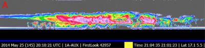 Cloudsat Image of Amanda