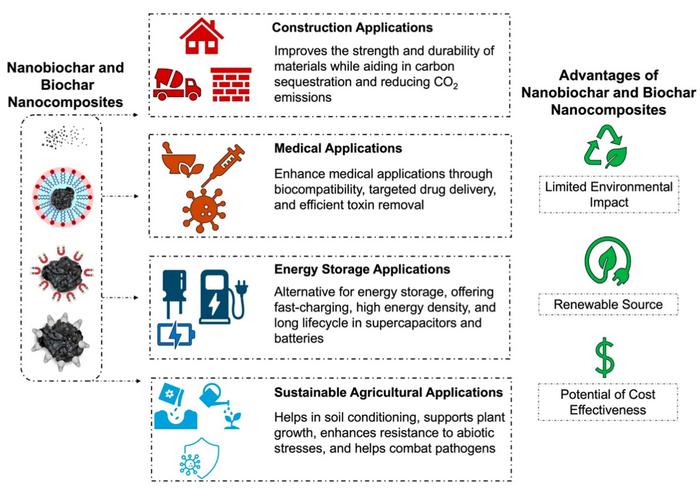 Expanding the frontiers of nanobiochar and biochar nanocomposites as versatile biomaterials for sustainable development