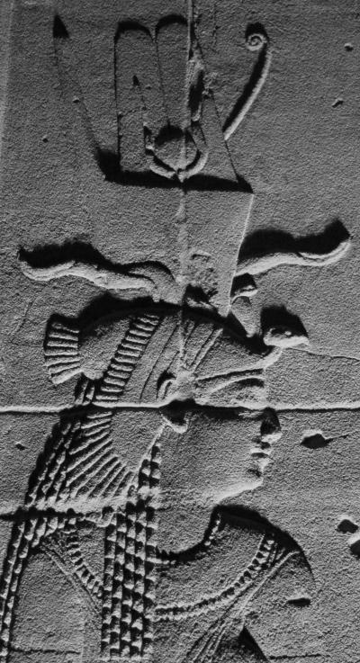 Queen Arsinoë II in the Philae temple, Aswan, Egypt
