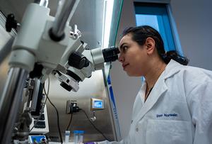 first author in the lab