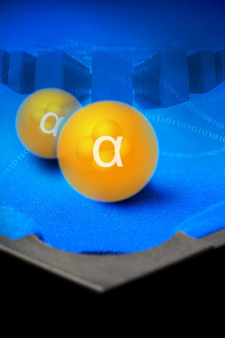 Scattering of Two Alpha Particles