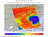 AIRS image of Sally