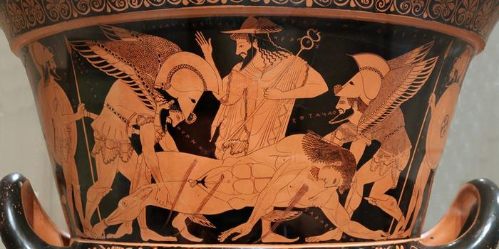 Euphronios krater vase.