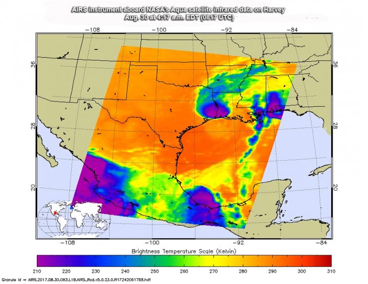AIRS Image of Harvey