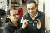 Professor Carlos Mastrangelo and Doctoral Student Nazmul Hasan, University of Utah 