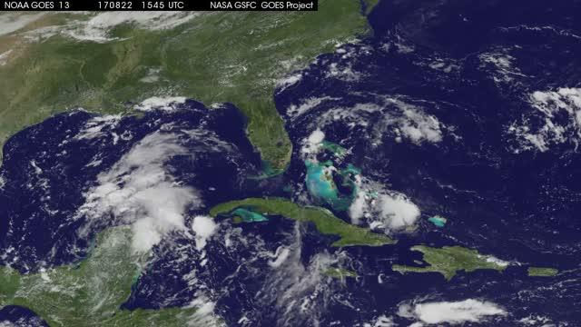 GOES-East Video of Harvey