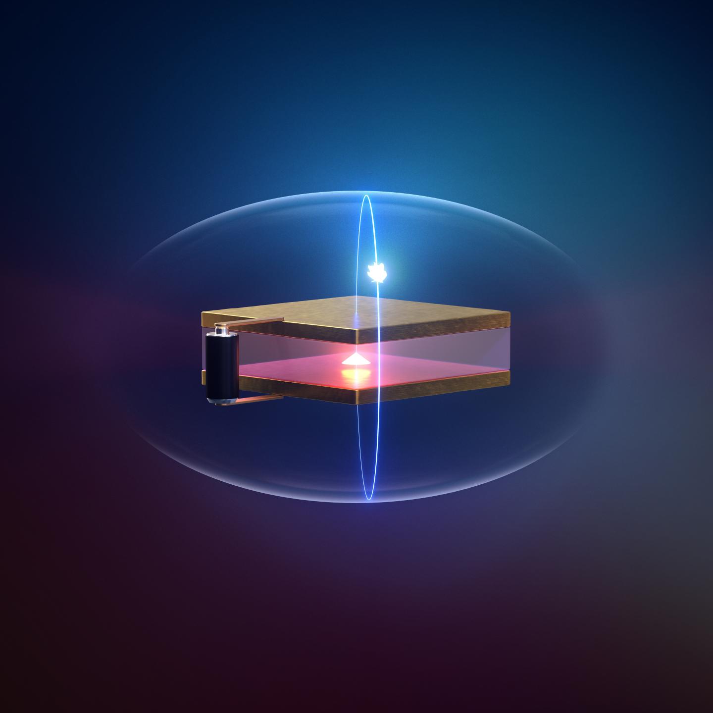 A Photon Is Emitted and Reabsorbed by An Artificial Atom