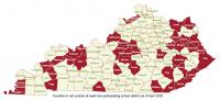 Kentucky Counties with School Districts Participating in Dataseam