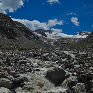 Glacial retreat in the European Alps