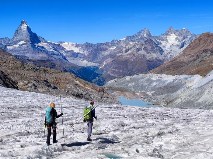 Findel Glacier near the Matterhorn