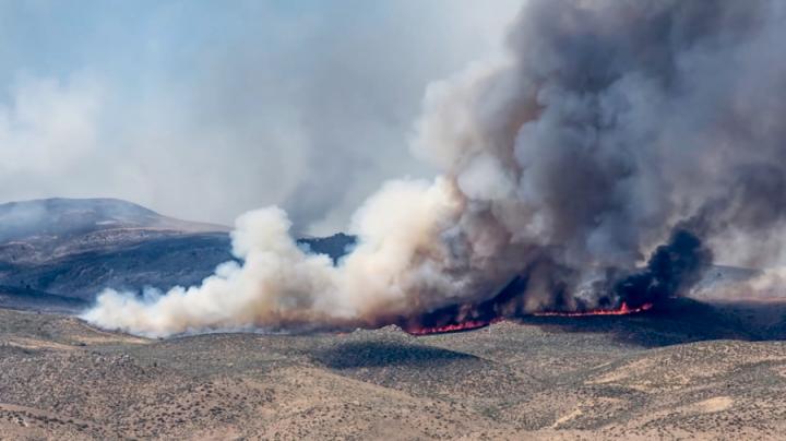 Smoke from wildfire