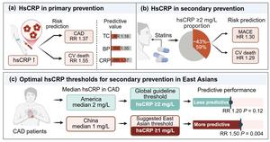 Identifying residual inflammatory risk in coronary artery disease with hsCRP