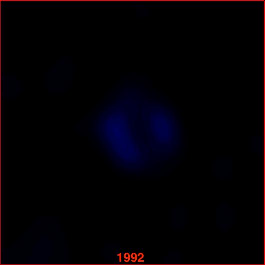 Time-lapse of Supernova 1987A.