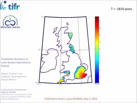 Population Dynamics of Rarly Human Migration in Britain (2 of 2)