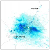 migrating bats radar Texas