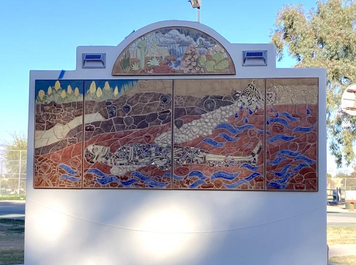 A mural