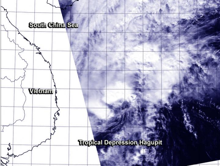 NASA Sees Hagupit Weaken to a Depression Enroute to Vietnam