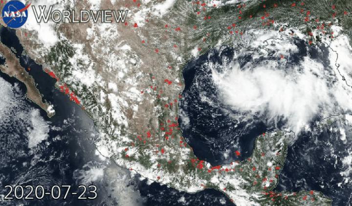 Suomi NPP animation of Hanna